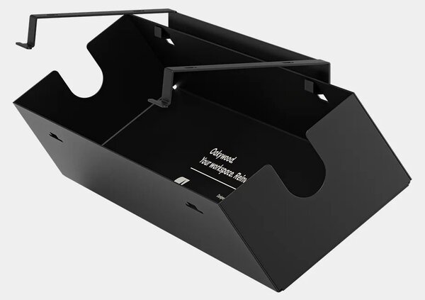 Organizér kabelů pod stůl Bílá / Malý (60 cm)