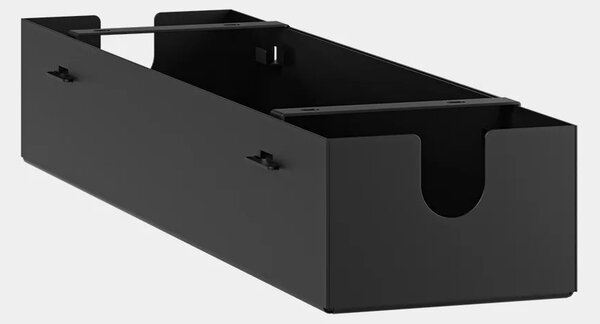 Organizér kabelů pod stůl Bílá / Malý (60 cm)