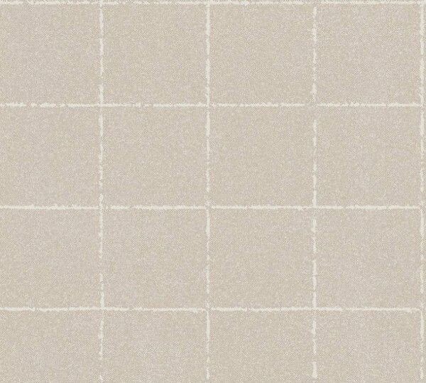 A.S. Création | Vliesová tapeta na zeď New Elegance 37551-4 | 0,53 x 10,05 m | bílá, béžová, hnědá