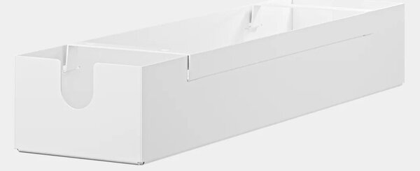 Organizér kabelů pod stůl Bílá / Malý (60 cm)