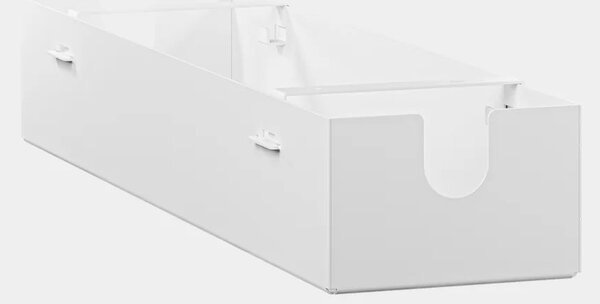 Organizér kabelů pod stůl Bílá / Malý (60 cm)