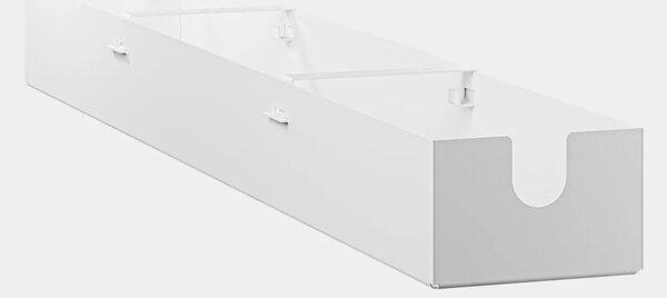 Organizér kabelů pod stůl Bílá / Malý (60 cm)