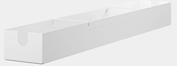 Organizér kabelů pod stůl Bílá / Malý (60 cm)