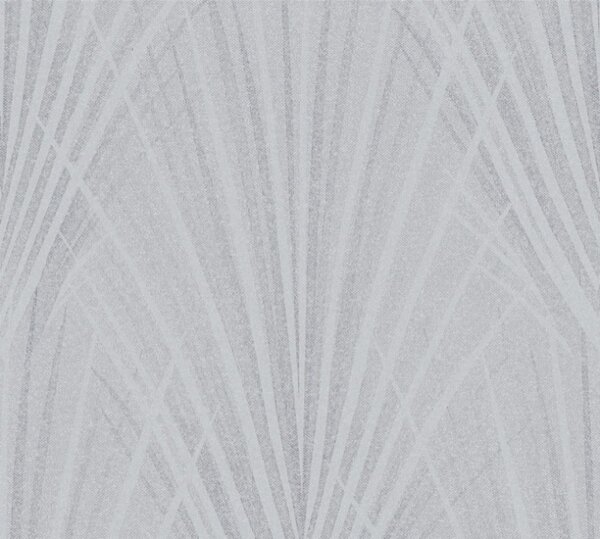 A.S. Création | Vliesová tapeta na zeď New Elegance 37553-4 | 0,53 x 10,05 m | bílá, šedá
