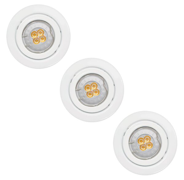Paulmann - Nice Price 3323 - SADA 3x LED podhledové svítidlo 3xGU10/3,5W/230V BA0131