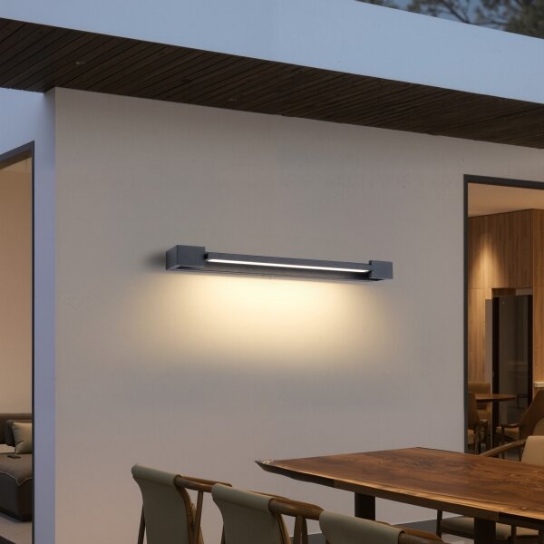 Brilagi - LED Koupel. osvětlení zrcadla AQUA LINE LED/18W/230V 60 cm IP44 antr