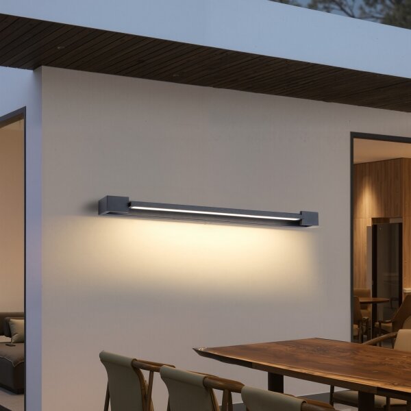 Brilagi -LED Venk. nást. svítidlo AQUA LINE LED/36W/230V 120 cm IP44 antr CRI 90