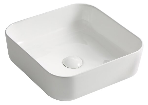 BPS-koupelny Deskové keramické umyvadlo Tona 38 (38x38 cm)