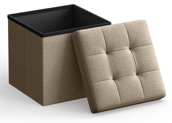 VASAGLE taburetka 30x30x30 LSF028K01 v hnědé barvě
