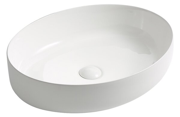 BPS-koupelny Deskové keramické umyvadlo Vir 55 (55x41 cm)
