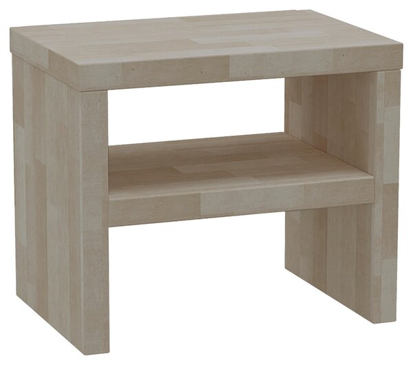 NOČNÍ STOLEK, buk, 50/45/35 cm Linea Natura