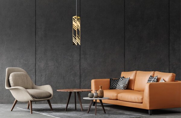 Designové svítidlo závěsné L-MAN-03, Varianta Zlaté
