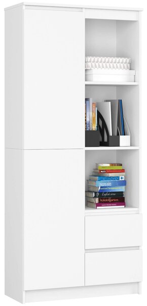 Ak furniture Skříň Rexa 80 cm bílá