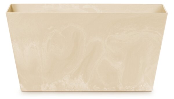 Truhlík - TUBUS CASE Beton Effect, 40x21,6 cm Barva: krémová