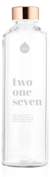 Skleněná lahev s plstěným obalem EQUA Rose Gold 750 ml