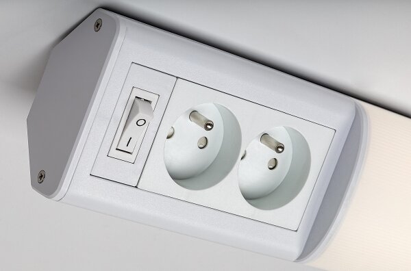 Rabalux 78041 - LED Podlinkové sv. se zás. BATH 2E LED/15W/230V 4000K 70cm bílá