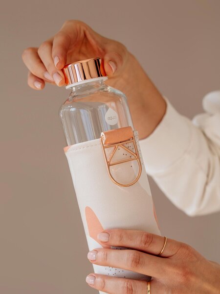 Skleněná lahev s obalem z umělé kůže EQUA Heavens 750 ml