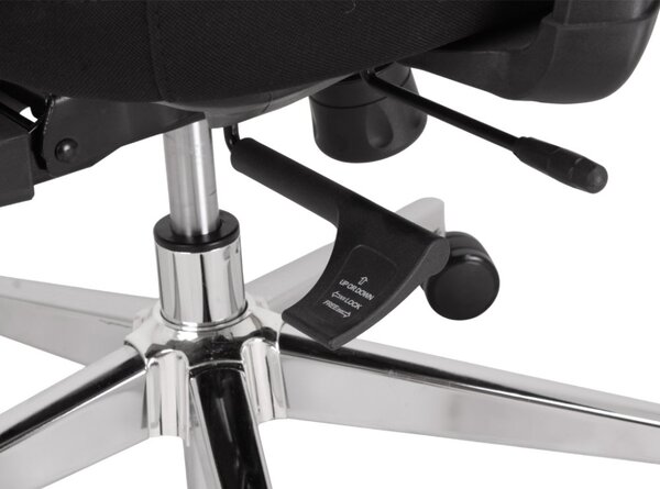 Kancelářská ergonomická židle Neoseat ALLY WHITE — černá / bílá, nosnost 150 kg