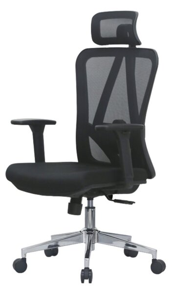Kancelářská ergonomická židle Neoseat BOROSI — černá, nosnost 150 kg
