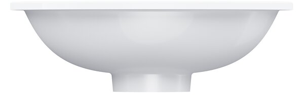 Omnires Shell M+ umyvadlo 38x25 cm oválné pod pult bílá lesk SHELL380UPBP
