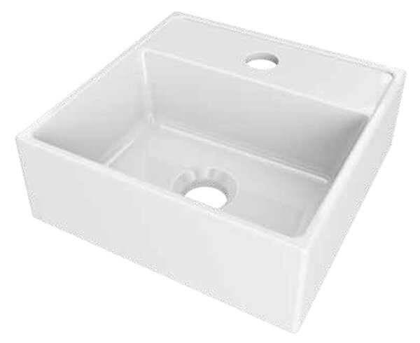 BPS-koupelny Deskové keramické umyvadlo CSRE-2 28-28 (28x28x10 cm)
