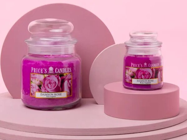 Price’s PRICE´S MINI svíčka ve skle Purpurová růže - hoření 30h
