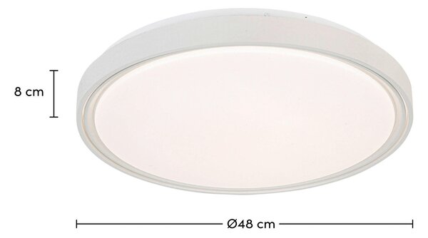 STROPNÍ SVÍTIDLO, 48/8 cm Novel - Online Only svítidla, Online Only