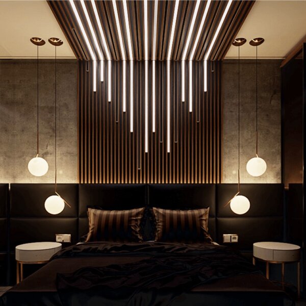 LED lampa do nástěnných panelů STANDARD Délka/výkon: 60cm/6W, Barva světla: Teplá 3000K