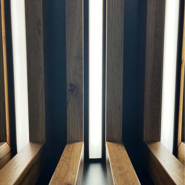 LED lampa do nástěnných panelů STANDARD Délka/výkon: 60cm/6W, Barva světla: Teplá 3000K