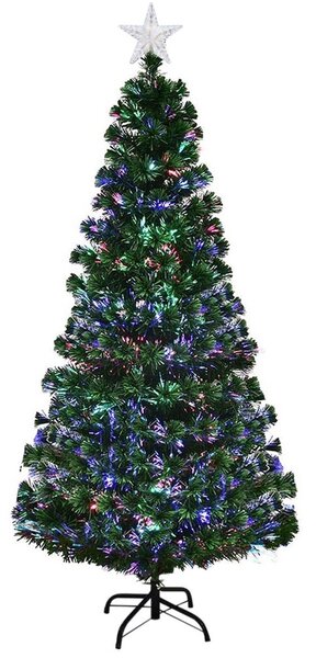 Vánoční stromeček s optickými vlákny, s barevným LED-em ve více typech-180 centimetrový