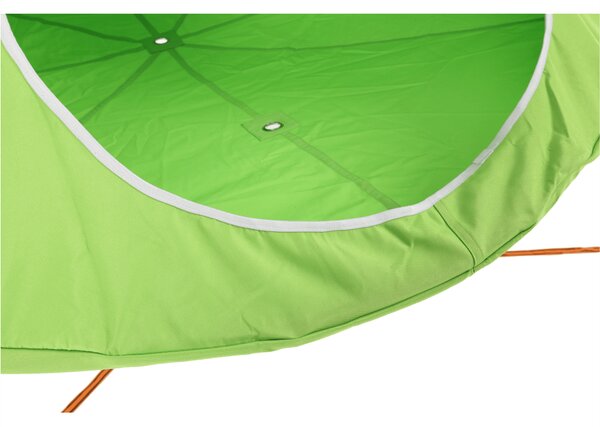 KONDELA Závěsné houpací křeslo, zelená, KLORIN NEW KIDS CACOON HAMMOCK