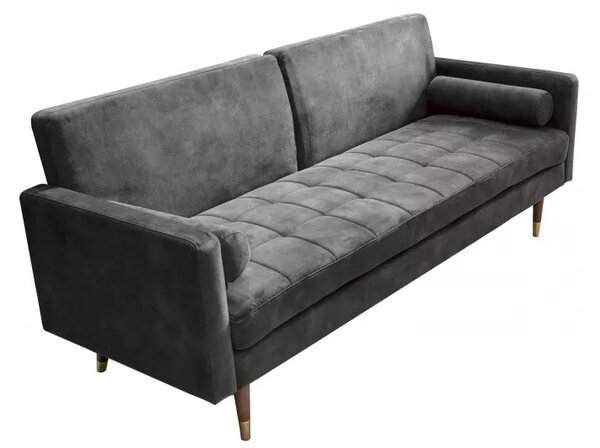 Pohovka COUTURE 195 CM šedá rozkládací Nábytek | Obývací pokoj | Sedací soupravy a pohovky | Pohovky | Rozkládací