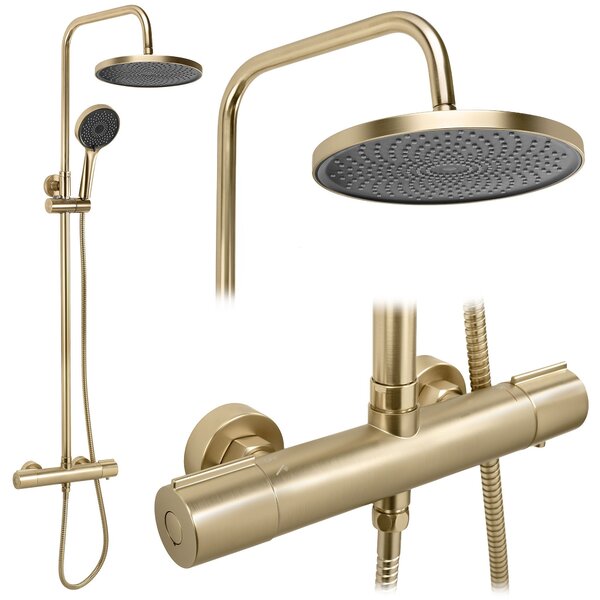 Rea, Sprchový set Rea Avanti Brush Gold, REA-P8920