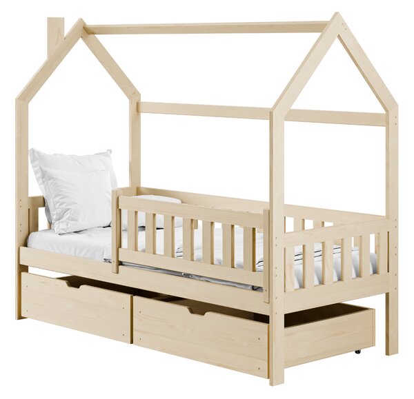 Legno Dětská postel ve tvaru domku Natka borovice Rozměr (cm): 80x180