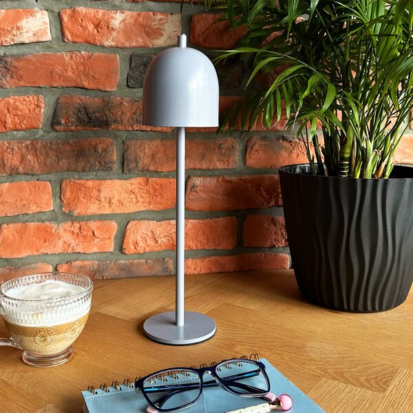 Toolight Toolight, bezdrátová noční USB lampa APP1362-T, šedá matná, OSW-08625