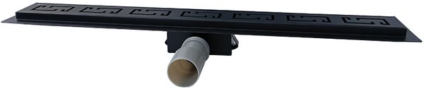 BPS-koupelny Sprchový odtokový žlab 2in1 DL01 FIX HYD-2689 50 cm, černý