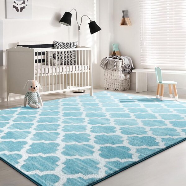 Tutumi Plyšový koberec Clover Blue Rozměr (cm): 120 x 170