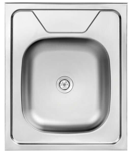 Kuchinox 60, 1-komorový nerezový dřez 500x600x160 mm, ocelová, LAV-SK6_010T