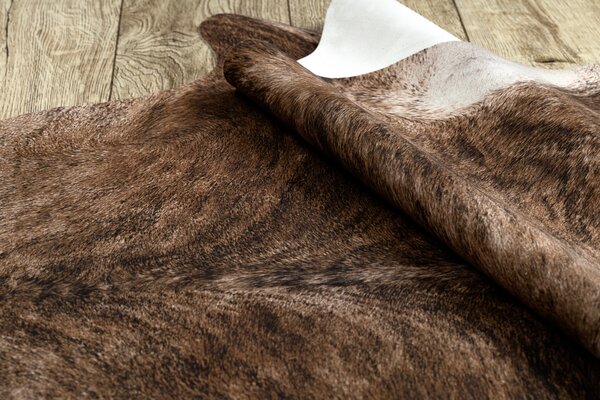 Makro Abra Koberec imitace zvířecí kůže G5068-1 hnědý Rozměr: 100x150 cm