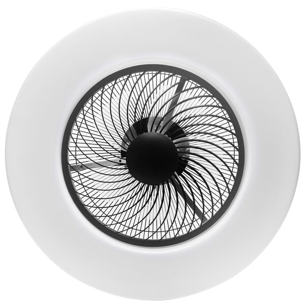 Toolight Stropní osvětlení s ventilátorem Černé APP1552-C