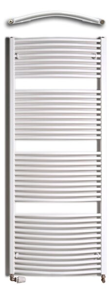 BPS-koupelny Koupelnový radiátor Eco EC-X 45185 / bílá RAL 9016 (185x45 cm)