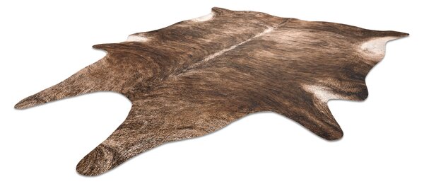 Makro Abra Koberec imitace zvířecí kůže G5068-1 hnědý Rozměr: 100x150 cm