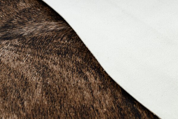 Makro Abra Koberec imitace zvířecí kůže G5068-1 hnědý Rozměr: 100x150 cm