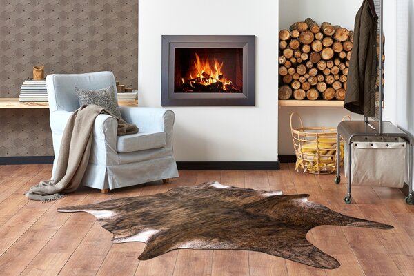 Makro Abra Koberec imitace zvířecí kůže G5072-1 hnědý Rozměr: 100x150 cm