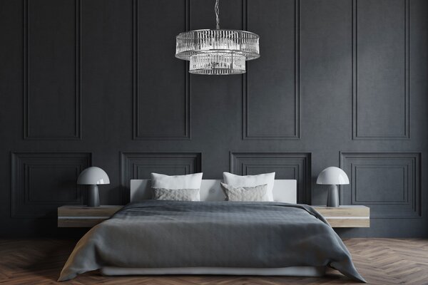 Toolight Moderní stropní osvětlení ELEGANCE APP1563-8CP Chrom