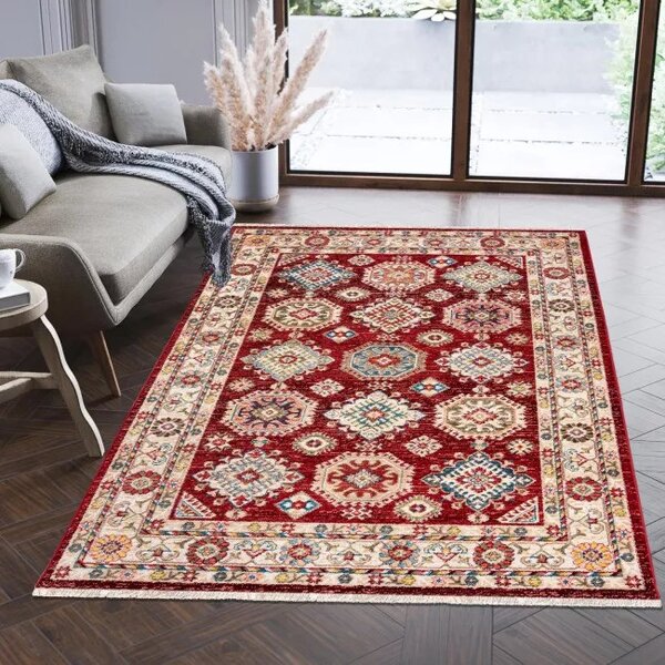 Makro Abra Kusový koberec RIVOLI EF60B Klasický červený Rozměr: 120x170 cm