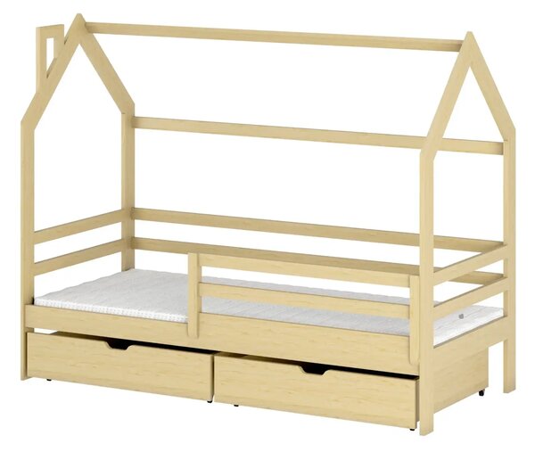 Legno Dětská postel ve tvaru domku Lilly borovice Rozměr (cm): 80x160