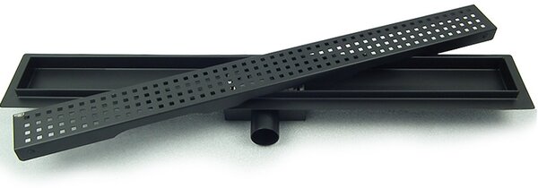 BPS-koupelny Sprchový odtokový žlab DL01 QUBE G3 HYD-2679 50 cm, černý
