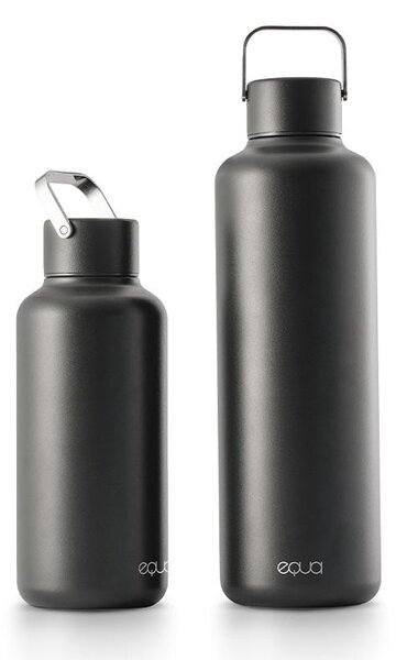 Lehká nerezová lahev EQUA Timeless Dark 600 ml a 1000 ml Objem: 1000 ml