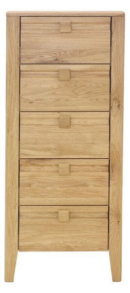 KOMODA, divoký dub, dub artisan, divoký dub, 52,6/127,3/42,7 cm Linea Natura - Komody na nožičkách